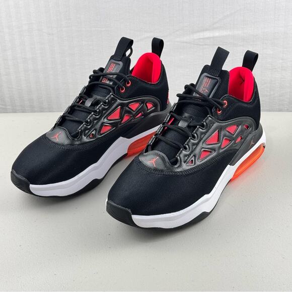 Jordan Air Jordan Max 200 Black & Bright Crimson Sneakers Women’s Size 10 EUR 42 - Picture 3 of 11